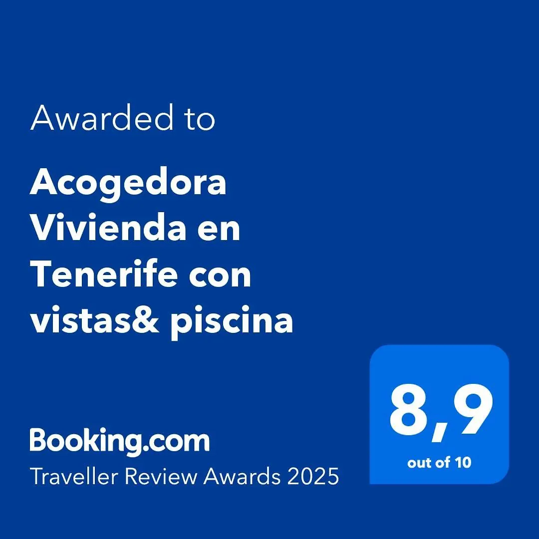 Acogedora Vivienda En Tenerife Con Vistas& Piscina Tacoronte Espagne